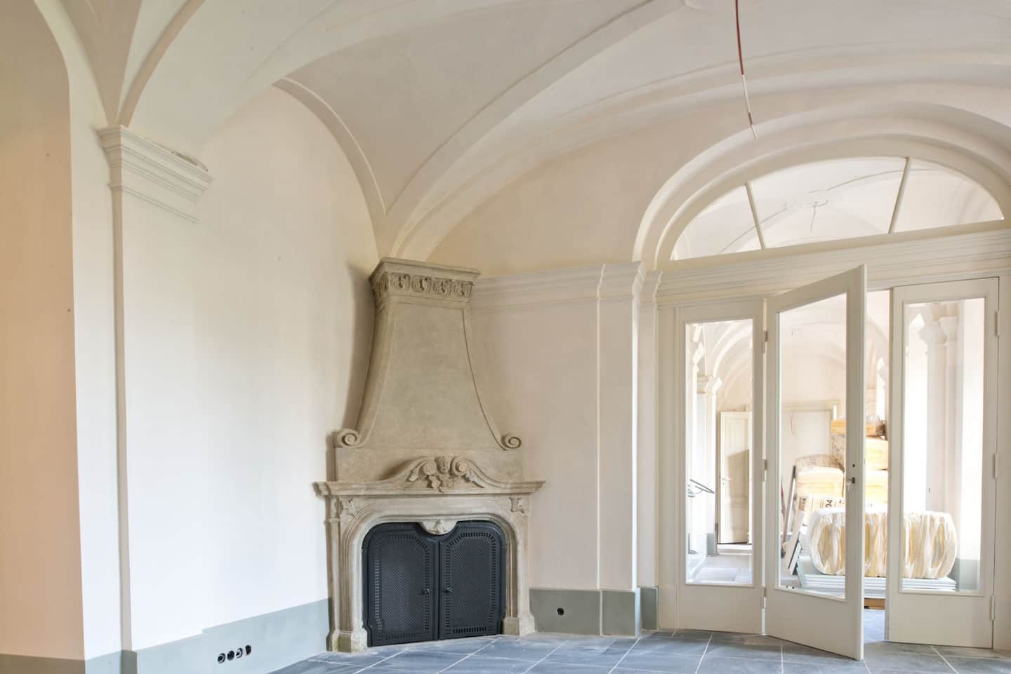 Kamin im Appartement