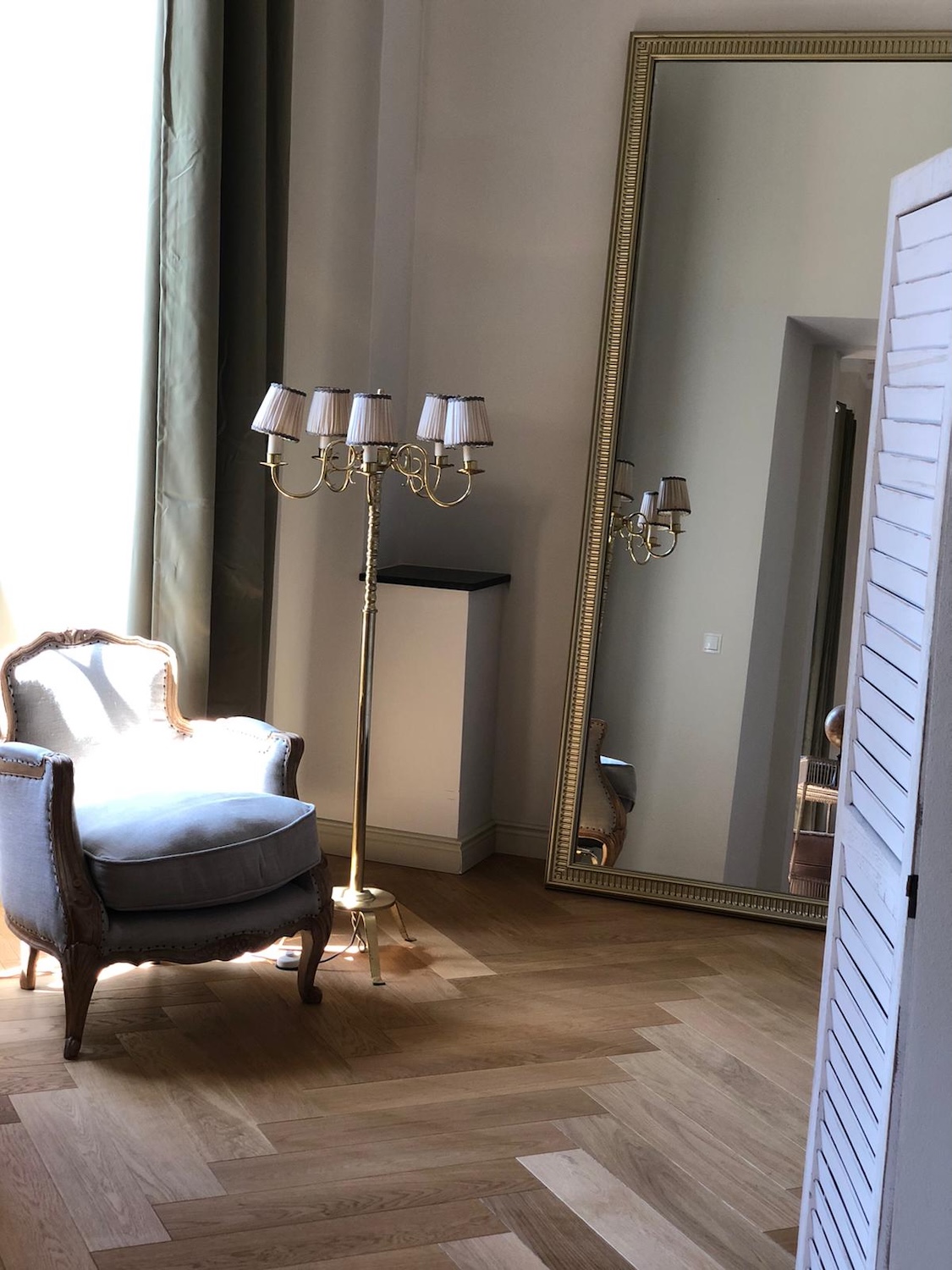 Stilvolle Einrichtung in der Unterkunft im Schloss Brandis